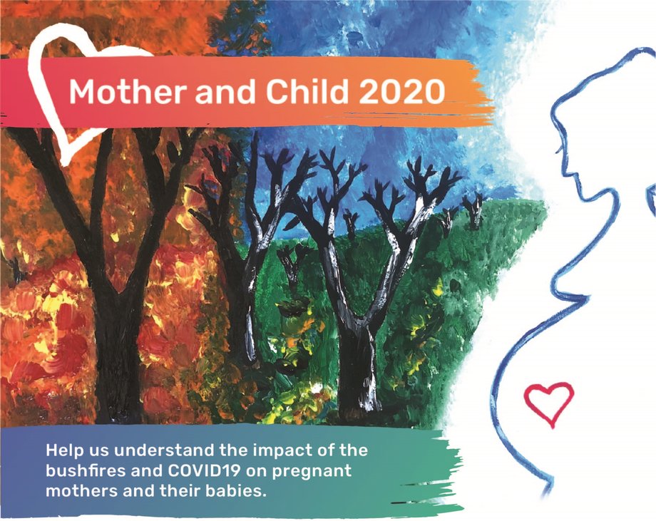 Mother and Child 2020 Help us understand the impact of bushfires and COVID-19 on pregnant mothers and their babies