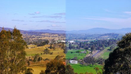 Photo of Bega Valley in summer and winter