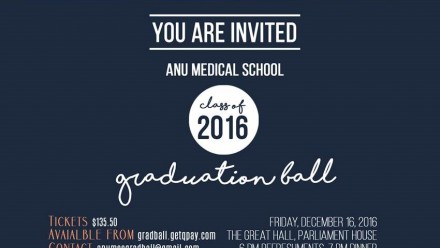 Graduation ball invitation